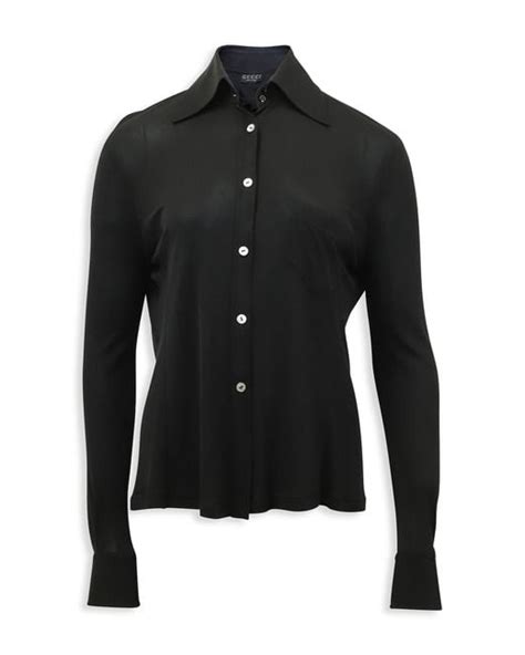 gucci button up shirt women's|gucci formal shirts.